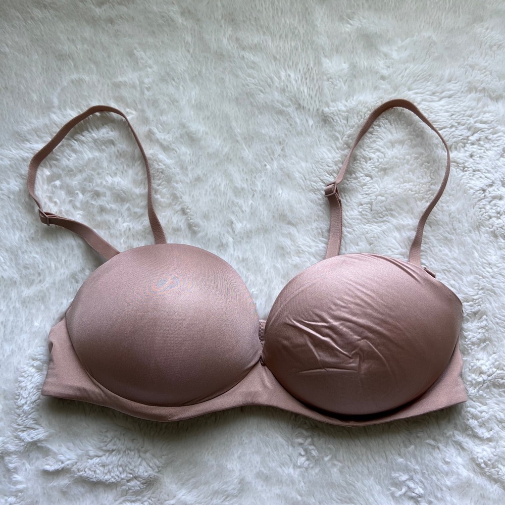 SKIMS Women's Fits Everybody‎ Strapless Bra Clay Nude Underwire 34B BA-BAN-9056